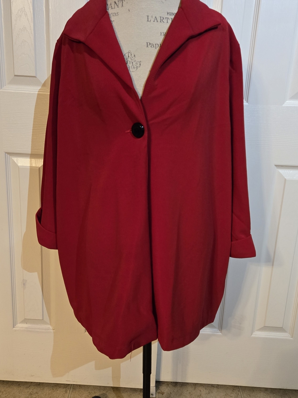 Grace Women Jacket/Top in Bright Red